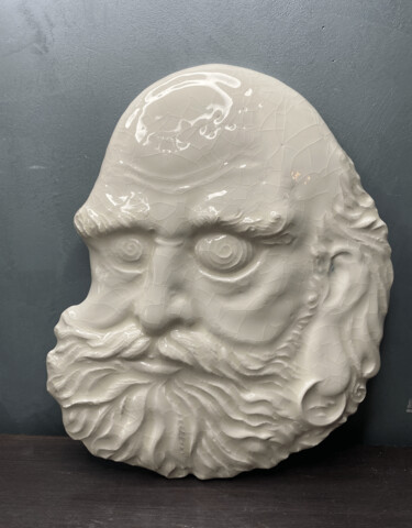雕塑 标题为“IVAN BODHIDHARMA №2” 由Alexandr And Serge Reznikov, 原创艺术品, 陶瓷