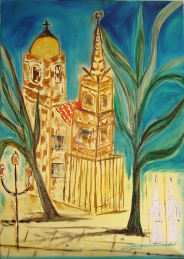 Painting titled "Málaga" by Artroger, Original Artwork
