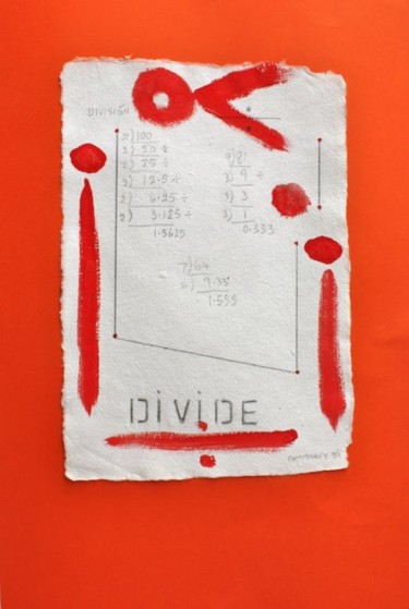 Painting titled "Divide" by Artroger, Original Artwork, Oil