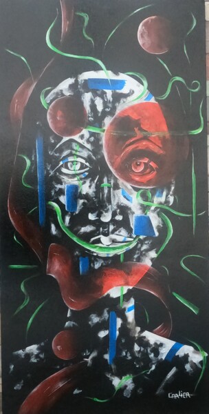 Malerei mit dem Titel "LE SONGE" von Arts-By-Fred, Original-Kunstwerk, Acryl