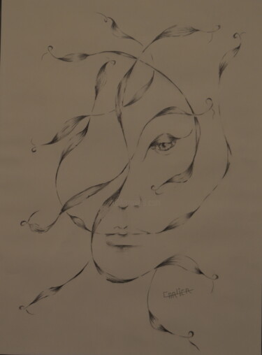 Painting titled "L'illusion" by Arts-By-Fred, Original Artwork, Pencil