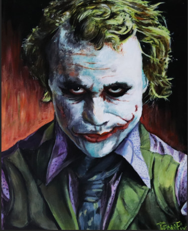 Peinture intitulée "Le Joker" par Jeanfix, Œuvre d'art originale, Acrylique