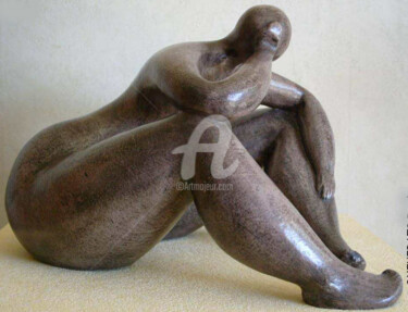 Sculpture titled "LEA" by Denis Queyerats, Original Artwork