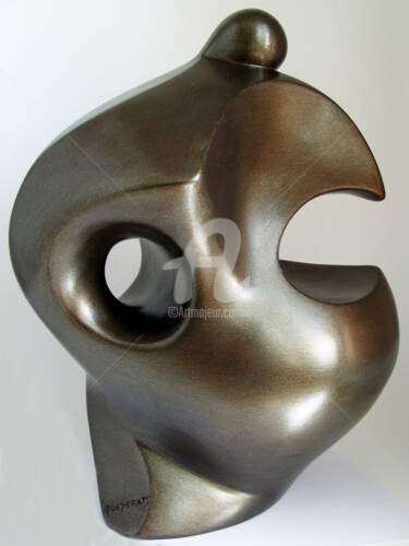 Sculpture intitulée "CARMELA" par Denis Queyerats, Œuvre d'art originale, Terre cuite