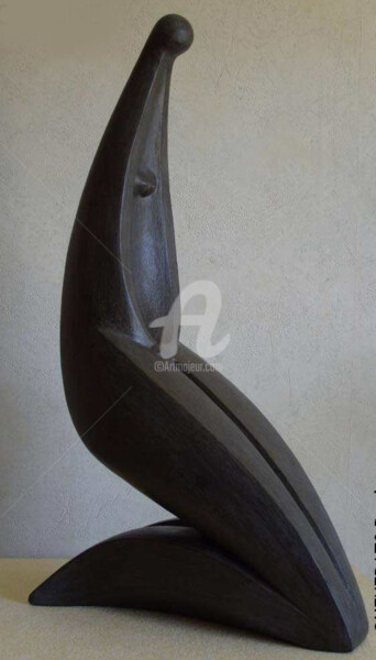 Sculpture intitulée "CAROLINE" par Denis Queyerats, Œuvre d'art originale, Terre cuite