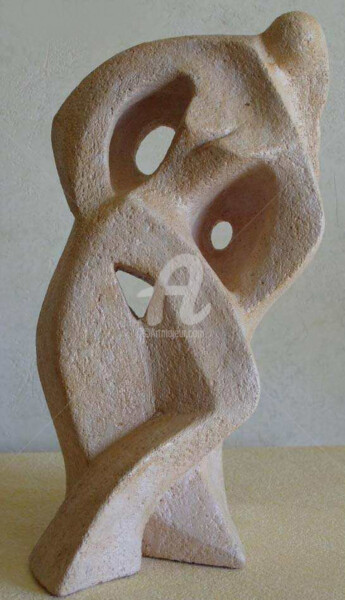 Sculpture intitulée "CLARISSE" par Denis Queyerats, Œuvre d'art originale, Terre cuite