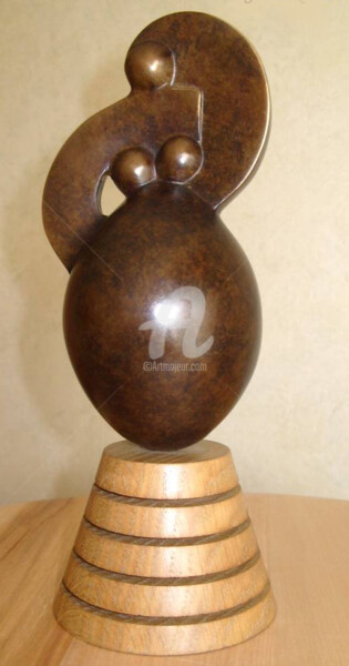 Sculpture intitulée "JACQUELINE" par Denis Queyerats, Œuvre d'art originale, Métaux