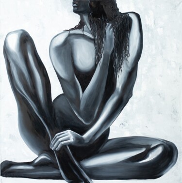 Peinture intitulée "Naked (wo)man" par Artseeker Artists, Œuvre d'art originale, Huile Monté sur Châssis en bois