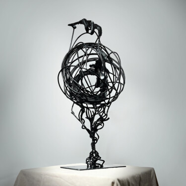 Sculpture titled "Harmony or devastat…" by Artseeker Artists, Original Artwork, Metals