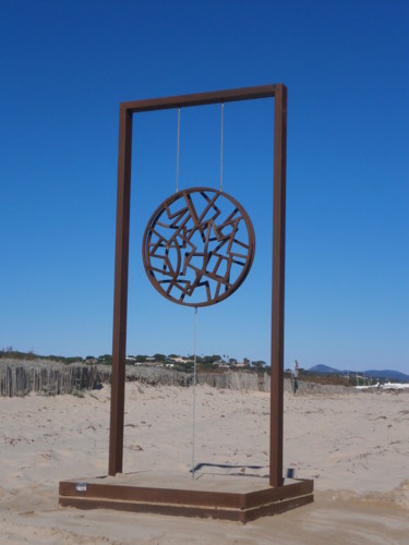 Sculpture titled "2015.01" by Pascal Hulot, Original Artwork, Metals