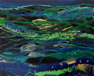 Painting titled "Seaweed" by Anna Smilyanskaya, Original Artwork, Acrylic