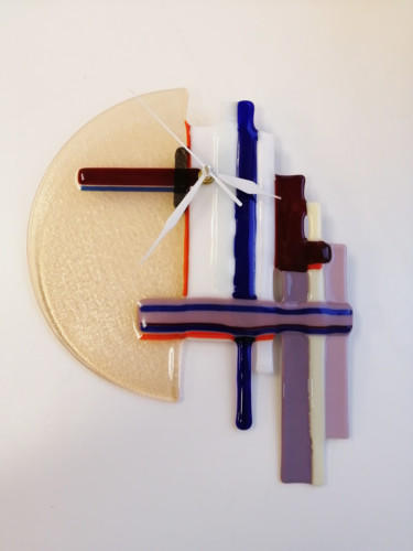 Clock Vanguard Design mit dem Titel "Clock Vanguard" von Anna Smilyanskaya, Original-Kunstwerk, Zubehör