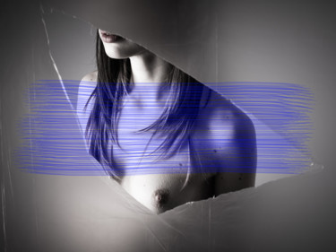Fotografia intitulada "blu" por Anna Sowinska, Obras de arte originais, Fotografia digital
