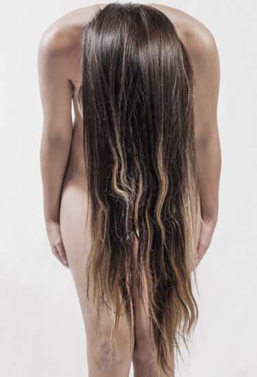 Fotografia zatytułowany „Body and hair” autorstwa Anna Sowinska, Oryginalna praca, Fotografia cyfrowa