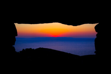 Φωτογραφία με τίτλο "Sunset flag" από Anna Sowinska, Αυθεντικά έργα τέχνης, Ψηφιακή φωτογραφία