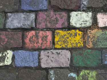 Photography titled "Colorful bricks" by Anna Sowinska, Original Artwork, Digital Photography