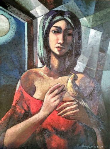 Картина под названием "Freedom (60x80cm oi…" - Artsrun Asatryan, Подлинное произведение искусства, Масло Установлен на Дерев…