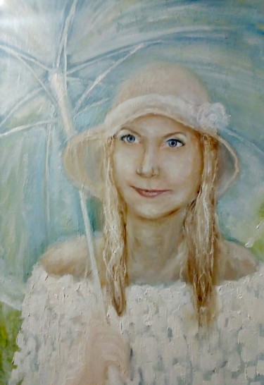 Painting titled "Portrait Портрет" by Andrei Storozhev (Artsto), Original Artwork, Oil