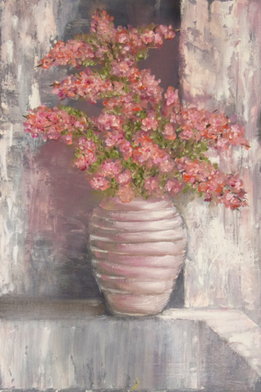 Painting titled "The scent of flower…" by Andrei Storozhev (Artsto), Original Artwork, Oil