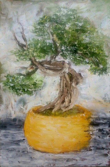 Painting titled "Tree.Древо." by Andrei Storozhev (Artsto), Original Artwork, Oil