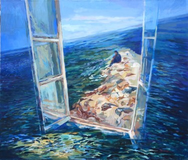 Картина под названием "Окно судьбы... И ка…" - Черномор, Подлинное произведение искусства
