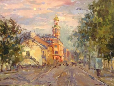 Painting titled "Старая Москва. На К…" by Chernomor, Original Artwork