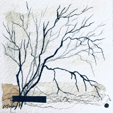 Ζωγραφική με τίτλο "Arbres abstraits 02" από Artstudio29, Αυθεντικά έργα τέχνης, Ακρυλικό