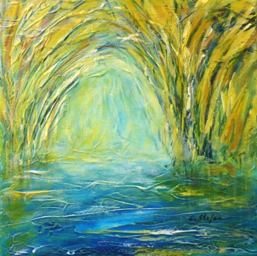 Painting titled "Le passage du canar…" by Artstudio29, Original Artwork, Acrylic