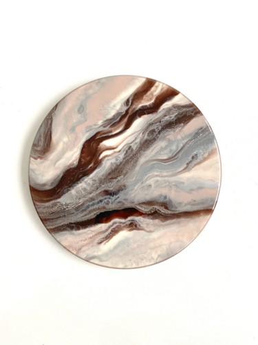 Tiramisu Painting titled "Tiramisu" by Yulia Palij, Original Art, Resin