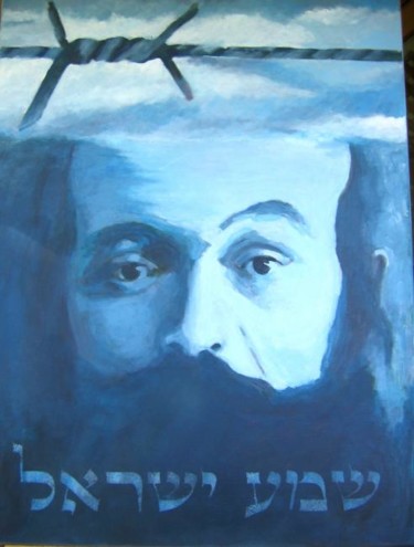 Painting titled "The prayer" by Tsvi Nadav Rosler, Original Artwork