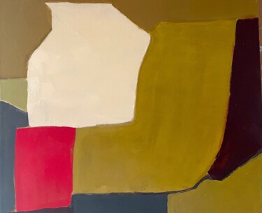 Pittura intitolato "forme et couleur oc…" da Sylvie Loisy, Opera d'arte originale, Acrilico Montato su Telaio per barella in…
