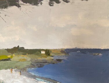 Pintura titulada "Ile d'Yeu, avant le…" por Sylvie Loisy, Obra de arte original, Oleo