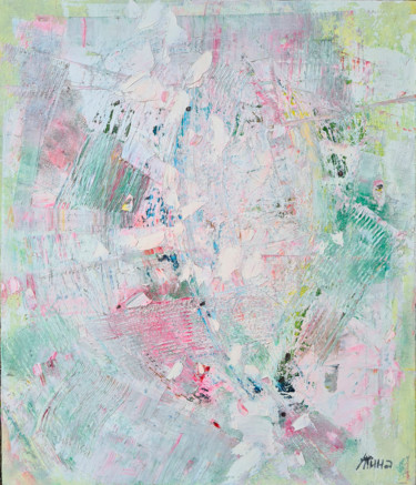 White abstraction Painting titled "White abstraction" by Tatyana Ermolchik, Original Art, Oil