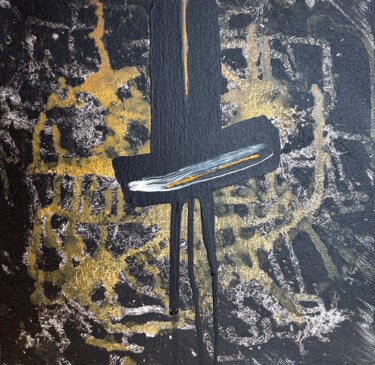 Peinture intitulée "Abstract painting E…" par Taia Tasman (Arttasmania), Œuvre d'art originale, Acrylique