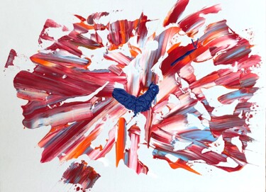 Peinture intitulée "Abstract art Britis…" par Taia Tasman (Arttasmania), Œuvre d'art originale, Acrylique