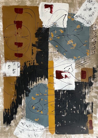 Картина под названием "Abstract painting P…" - Taia Tasman (Arttasmania), Подлинное произведение искусства, Акрил