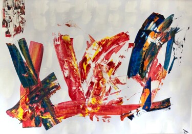 「Abstract painting T…」というタイトルの絵画 Taia Tasman (Arttasmania)によって, オリジナルのアートワーク, アクリル