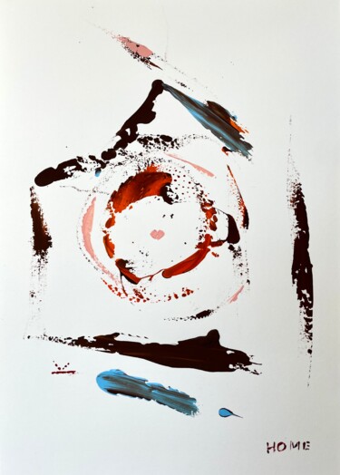 Картина под названием "Abstract painting H…" - Taia Tasman (Arttasmania), Подлинное произведение искусства, Акрил