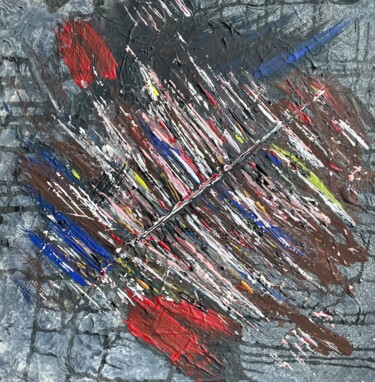 Картина под названием "Abstract painting N…" - Taia Tasman (Arttasmania), Подлинное произведение искусства, Акрил