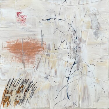 Pittura intitolato "Abstract art Fading…" da Taia Tasman (Arttasmania), Opera d'arte originale, Acrilico