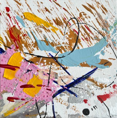 Peinture intitulée "Abstract painting E…" par Taia Tasman (Arttasmania), Œuvre d'art originale, Acrylique