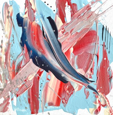 Картина под названием "Abstract painting S…" - Taia Tasman (Arttasmania), Подлинное произведение искусства, Акрил