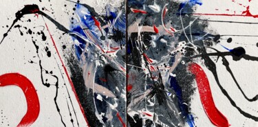 Pittura intitolato "Abstract painting S…" da Taia Tasman (Arttasmania), Opera d'arte originale, Acrilico Montato su Cartone