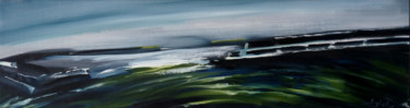 Картина под названием "River walk" - Maksym Rybalko, Подлинное произведение искусства, Масло