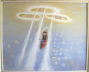 Картина под названием "С нами Бог" - Vlad Ovchinnikov, Подлинное произведение искусства, Масло