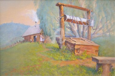 Malarstwo zatytułowany „Источник” autorstwa Vlad Ovchinnikov, Oryginalna praca, Olej