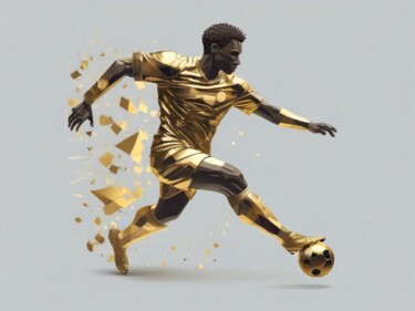 Arte digital titulada "Goald 5" por Artulus, Obra de arte original, Imagen generada por IA