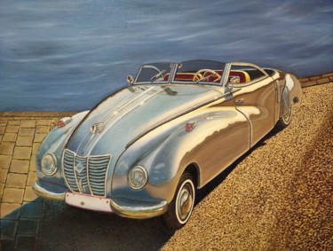 Автомобиль Painting titled "Автомобиль" by Артур Ишмухомедов, Original Art, Oil
