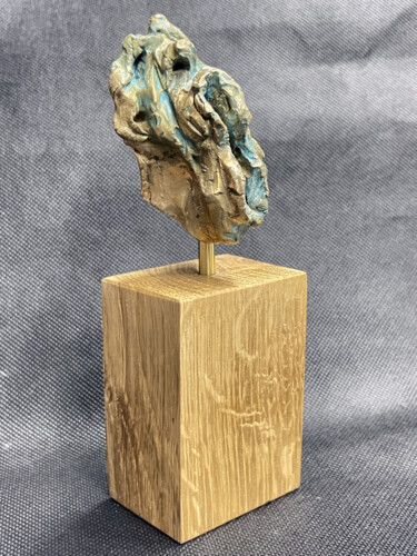 Skulptur mit dem Titel "homoanonymus_bronze…" von Artur Majka, Original-Kunstwerk, Bronze