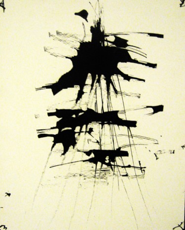 Dibujo titulada "untitled" por Artur Mloian, Obra de arte original, Tinta